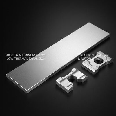 4032 T6 επίπεδη ράβδος από κράμα υψηλής πυριτίου αλουμινίου με χαμηλή θερμική επέκταση για σφυρηλατήσεις ακριβείας και έμβολο αυτοκινήτων