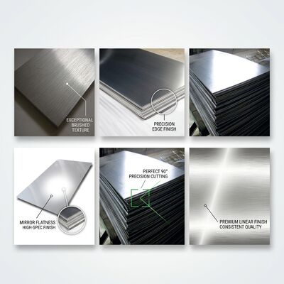 Wide-Width 304 Stainless Steel Sheet 1500mm 2000mm Large Format Pressure Vessel